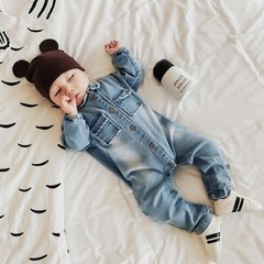 Macacão Baby Jeans
