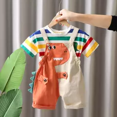 Imagen de Macacão e Camiseta Dino