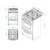 Cocina Escorial Candor 4 hornallas - Zen Distribuidora