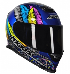 CAPACETE AXXIS EAGLE DREAMS GLOSS BLUE GREY - comprar online