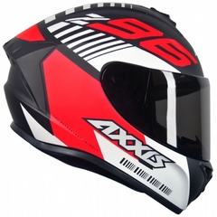 AXXIS DRAKEN Z96 MATT BLACK RED - loja online