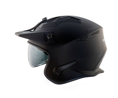 Capacete Norisk Darth monocolor preto fosco - comprar online