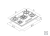 Cooktop Tramontina 5 Bocas Penta Glass Flat 5GX 70cm Gás na internet