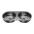 Cuba Dupla Horizontal Aço Inox Polido 79x37x15cm - GhelPlus