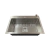 Cuba Gourmet Quadrada Prata 60x40x23cm com Acessórios - Importado - comprar online