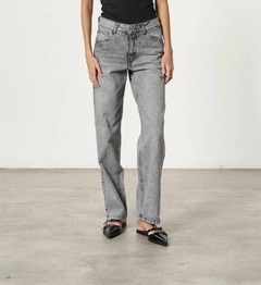 Jean wide grey acid