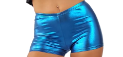 Short Engomado Azul Electrico-drapeado-efecto Push Up - comprar online