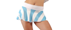 Minifalda Argentina Acampanada Plato Sexy! en internet