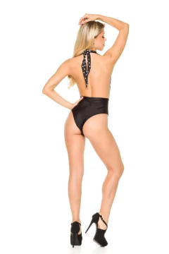 Body escote Marylin -Pin Up con lunares - comprar online