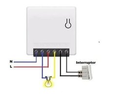 Interruptor Inteligente Sonoff Mini -  Versão 2 (Antena Interna) na internet