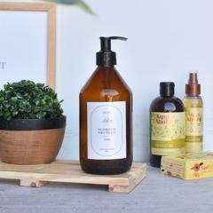 Dispenser jABON LIQUIDO o DETERGENTE Vidrio ámbar - - Mina Deco & Home