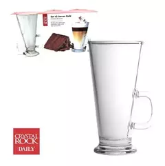 JARRITO PARA CAFE MUG LATTE vidrio - SET x 3 en internet