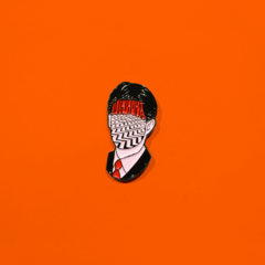 TWIN PEAKS DALE COOPER RED ROOM FACE LAPEL PIN LIMITED EDITION