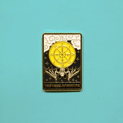 THE WHEEL OF FORTUNE GOLD LAPEL PIN EDITION