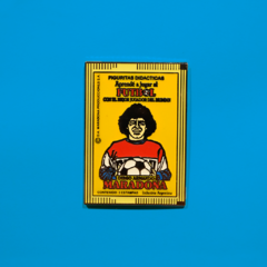 DIEGO MARADONA ULTRA FIGUS "APRENDE A JUGAR AL FUTBOL CON EL MEJOR JUGADOR DEL MUNDO" SOFT ENAMEL XXL LAPEL PIN LIMITED EDITION TO 100