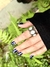 Anillo Guada luz metal blanco