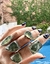 Anillo Prehnita Green suol rectangular en internet