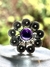 Anillo Eimy Amatista - Shiló Joyas de Diseño
