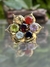 Anillo Mandala Flor de Loto Siete Chakras.Piedras semipreciosas( Bronce) - Shiló Joyas de Diseño