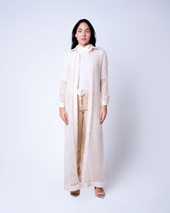 Labyrinth embroidery coat - NCC Ecobrands