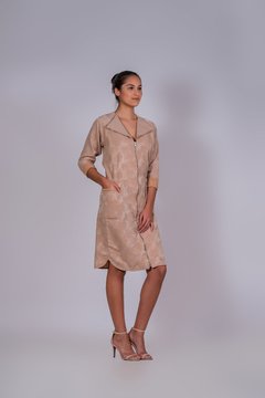 Vestido chemise com zíper - comprar online