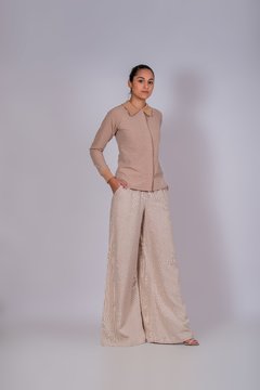 Pantalona em tecido artesanal - comprar online