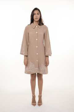 A-Line Dress with Bell Sleeves