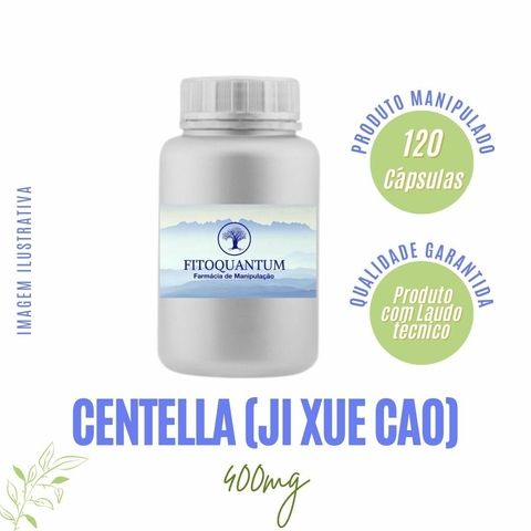 Centella Asiática! Pote com 120 Cápsulas de 400mg!