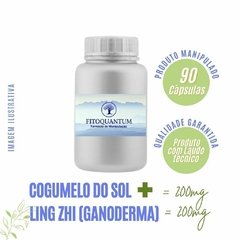 Cogumelo do Sol + Ling Zhi (Ganoderma)! 90 Cápsulas! Compre e Receba no Conforto da sua Casa! (cópia)