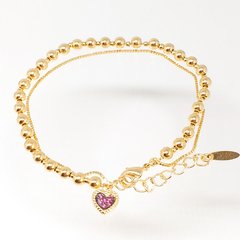 Pulseira com Corrente Dupla