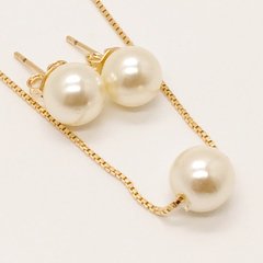 Conjunto de Pérola com furo passante