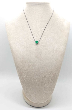 Gargantilha Coração Verde - comprar online