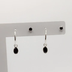 Dupla de Brincos - Prata 925 - comprar online