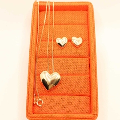 Conjunto Coração Liso