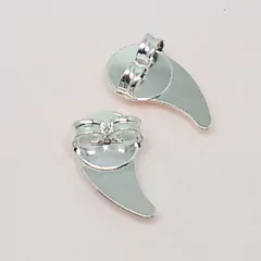 Tarraxa pera pequena - PRATA na internet