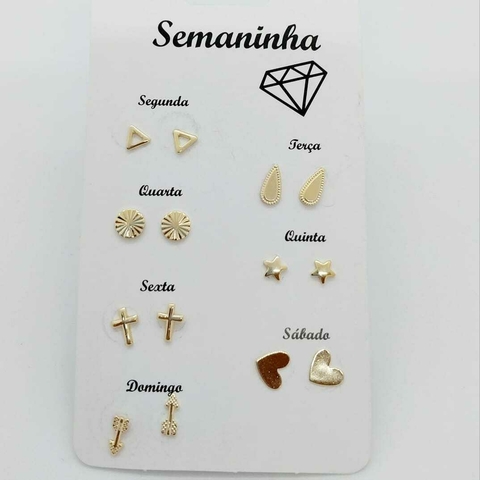 Brincos "Semaninha"