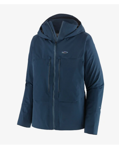Campera de Vadeo Patagonia Swiftcurrent azul - vista frontal