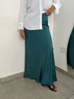 Pollera seda basica - comprar online