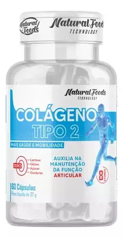 COLAGENO TIPO 2 60 CAPS - NATURAL FOODS na internet