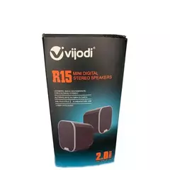 Caixa De Som R15 Vijodi Portátil Usb Para Pc preta na internet