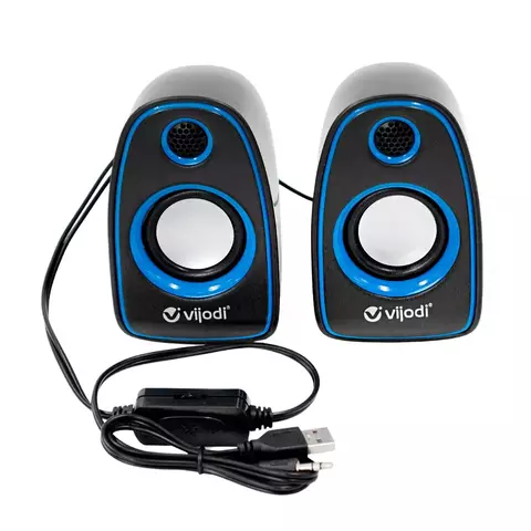 Caixa de Som Digital Stereo Vijodi Q5 USB P2 Potencia de saída: 6W (6W CADA)
