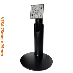 Imagem do Base Universal 75mm x 75mm Preta C/ rotação e regulagem de altura