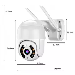 CÂMERA IP SEM FIO MINI SPEED DOME WI-FI FULL HD 1080P STARCOLOR INFRAVERMELHO IP66 - loja online