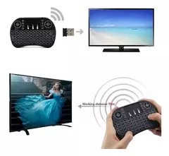 mini teclado led controle bluetooth para smart tv box na internet