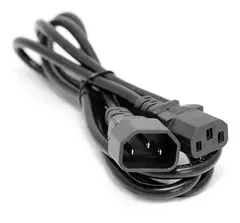 Cabo de força com conectores C13/C14 para ligar equipamentos aos Nobreaks APC - S-Informática Produtos e serviços de manutenção de computadores, Notebooks, compra e venda