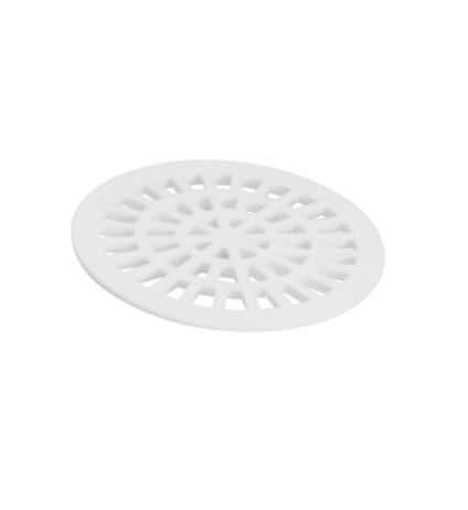 GRELHA PLASTICA AMANCO REDONDA BRANCA 15X15 11626