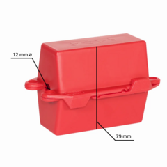 DISPOSIT.BLOQUEIO DE PLUG ELETRICO PEQUENO 110/220V DBPEP