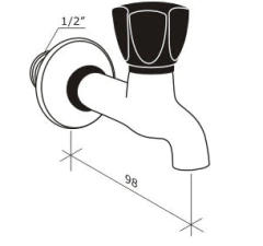 TORNEIRA TANQUE/COZINHA JUNIOR DN15 1152-JR FABRIMAR 222 - comprar online