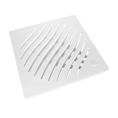 GRELHA QUADRADA BRANCA 100MM TIGRE