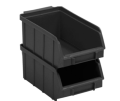 GAVETEIRO PRETO 04 09x13x19 ESTANTE